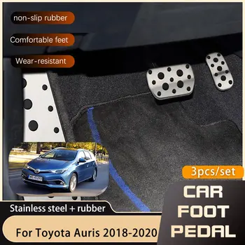 NO Carro de Pedais Tampa Para Toyota Auris Corolla Suzuki Swace E210 2018 2019 2020 Gás Automático de Freio Restfoot Sem Perfuração Pedal Pad