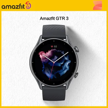 Novo amazfit GTR 3 GTR3 GTR-3 smartwatch alexa 1.39 amamamoled visor 12 dias de vida da bateria do relógio inteligente para andri