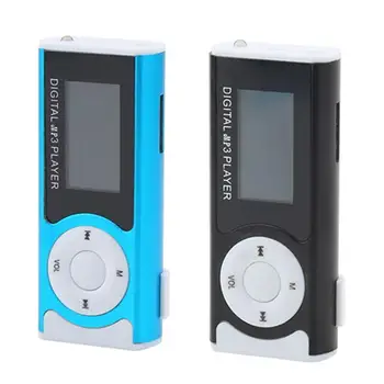 Novo Mini USB Leitor de Música Mp3 com Tela de Cartão de Aprender inglês Mini Sports Execução de Música Walkman Brincar ao ar livre com a Lanterna