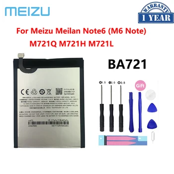 Novo Original BA721 Bateria Bateria 4000mAh Peças Para Meizu Meilan Note6 M6 Nota M721Q M721H M721L Telefone Inteligente da Bateria