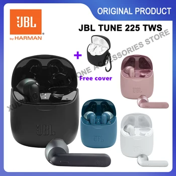 Original JBL SINTONIA 225 TWS Bluetooth sem Fio Verdadeiro No Ouvido Fones de ouvido Fones de ouvido T225TWS Fones de ouvido Estéreo de Som Bass Esporte Fone de ouvido