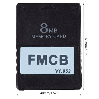 P9YE 8MB 16MB 32MB 64MB Livre FMCB Cartão de Memória MC Boot para FMCB Cartão de Memória v1.953 Estendido Cartão De Salvar Os Dados Do Jogo Stick