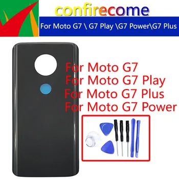 Para Motorola Moto G7 Jogar Power Plus Bateria Traseira Tampa Traseira Tampa Da Caixa De Caso Chassi Shell De Substituição