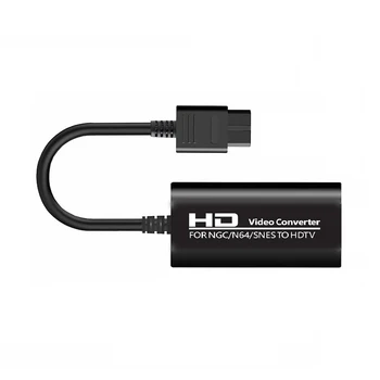 Para N64 para compatíveis com HDMI, Conversor de HDTV de um Adaptador de Cabo para o console Nintendo 64, Gamecube SNES NGC Plug And Play Digital Completo 720P