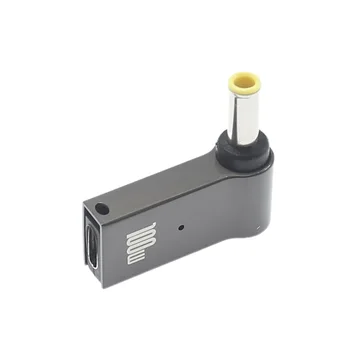 PD100W USB C Fêmea Adaptador Conversor para 5.5*3.0 mm / 5.5x3.0mm de Alimentação de DC Plug do Carregador Conector para Samsung Laptop adaptador