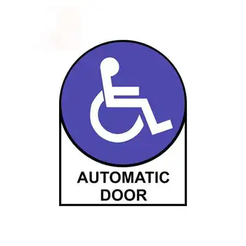 Personalidade Handicap Porta Automática do Logotipo do Oem Carro Adesivos de Vinil Gráficos VAN Acessórios para Carro Impermeável Aplicam A Porta do Carro