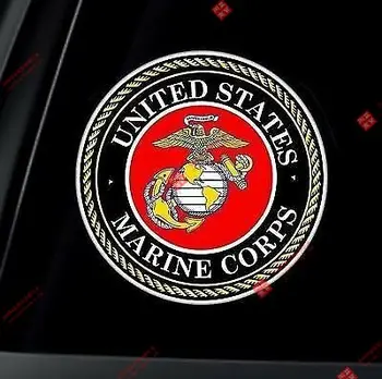 Personalizado de Corrida Adesivos U.S. Marine Corps USMC Logotipo do Carro Decal Adesivo Vinil Americana EUA Merica
