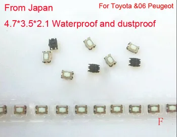 Qualidade Superior De 4 Pinos Micro-Interruptor Botão Para Hyundai Toyota Carro Remoto Teclas Táteis Interruptor De Pressão Botão De+Frete Grátis