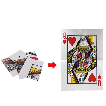 Quebrado q Restaurar Truques de Magia do Mago Cartão de Magica Palco de Ilusões, acessórios de Moda Prop Mentalismo Jumbo Poker Recuperar Quebrado