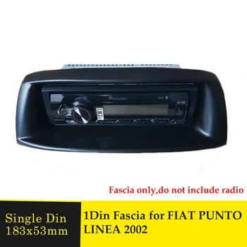 Rádio Fáscia Para FIAT Punto (188) 1999-2010 1 DIN Suporte DVD Dlayer Fáscias som do Carro Rádio Installtion Traço moldura Moldura de Placa