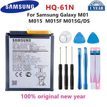 SAMSUNG Original HQ-61N 4000mAh Substituição da Bateria Para SAMSUNG Galaxy M01 2020 SM-M015 SM-M015F/DS SM-M015G Baterias+Ferramentas