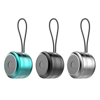 Sem fio Bluetooth compatível 5.0 Mini Speaker Com Corda de Aço Pequenas Arma de Grande Volume de Portátil ao ar livre alto-Falante de Viagem Presentes