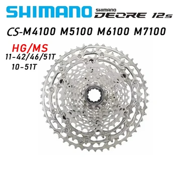 SHIMANO Deore MTB SLX M4100 M5100 M6100 M7100 10 11 12 Velocidade de Mountain Bike Volante 12V Variável de Micro Spline Cassete