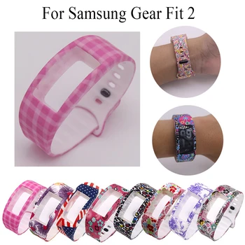 Silicone Inteligente faixa de Relógio Para Samsung Engrenagem de Ajuste 2 SM-R360 Banda Alça de Pulso Para Samsung Engrenagem de Ajuste 2 de fitness Pro Watchbands Pulseira