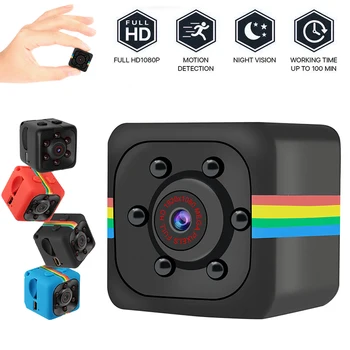 sq11 Mini Câmera HD 1080P Sensor de Visão Nocturna Câmera de vídeo de Movimento DVR Micro Câmera Esporte Pequena Câmera de Vídeo DV Cam PK A9
