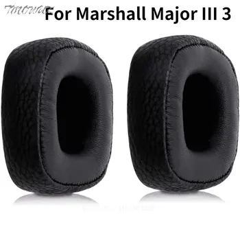 Substituição Protecções de almofada Para Marshall Major III 3 com Fio/sem Fio Bluetooth Fone de ouvido Fones de ouvido Couro Earmuff