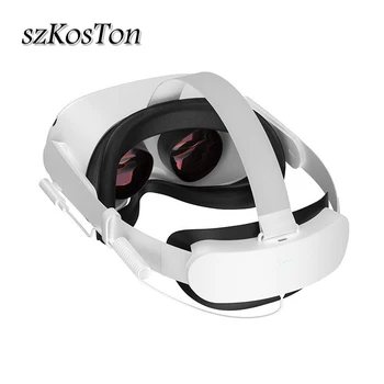 SZKOSTON Elite Correia de Substituição para o Oculus Quest 2 VR Fone de ouvido Conforto Bateria Cinta de Cabeça 6000mAh para Oculus Quest 2 Acessórios