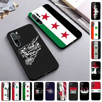 Síria Bandeira de Acessórios de Telefone Caso Para huawei p30lite p30pro p20lite p40lite p10plus psmart mate20lite p40pro Coque Shell