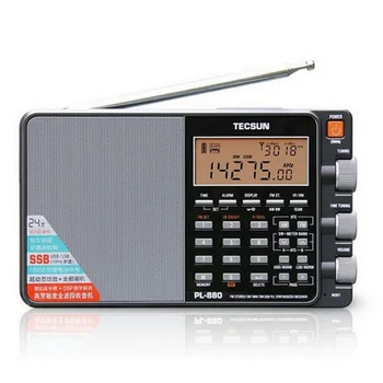 TECSUN PL-880 Rádio Portátil Banda Completa com LW/SW/MW SSB Modos de PLL FM (64-108mHz) 87,5-108 MHz (Alemanha), Internet, Rádio Estéreo