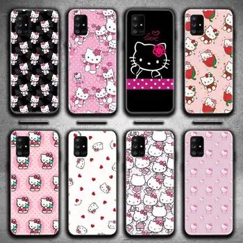 Telemóvel Hello Kitty Case Para Samsung Galaxy A52 A21S A02S A12 A31 A81 A10 A30 A32 A50 A80 A71 A51 5G