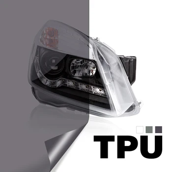 TPU Carro Tonalidade de Luz Filmes Impermeável Farol, lanterna traseira de Neblina Luz Película de Vinil Auto Anti-risco da Folha de Adesivo de Carro de Vinil Rola