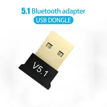 V5.1 Sem Fio Bluetooth Usb 5.1 Adaptador De Entrada Aux Transmissor Receptor De Música Adaptador Para Laptop Pc