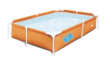 Verão 2.2*1.5*0.43 m portátil dobrável crianças retangular suporte de pool de suporte de tubos de piscina piscina