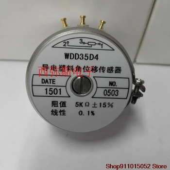 WDD35D - 4 WDD35D4 precisão de plástico condutivo potenciômetro de 0,5%, 1 k2k5k10k deslocamento angular do sensor
