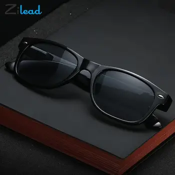 Zilead HD Óculos de Leitura Homens Mulheres da Moda de Condução Chapéus-de-sol com Presbiopia Óculos de Lente Cinza Leitura UV400 Óculos de Dioptria+1+4